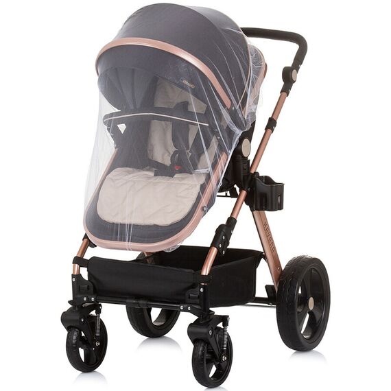 Carucior Chipolino Havana 2 in 1 obsidian gold, Culoare: Negru/Auriu, Model: 2 in 1 - poza 5 - ExclusivMAG.ro