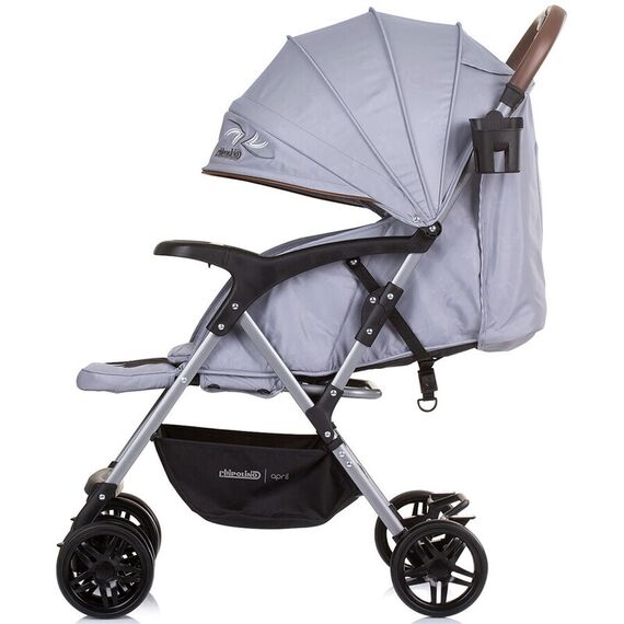 Carucior sport Chipolino April ash grey, Culoare: Gri, Model: sport - poza 5 - ExclusivMAG.ro