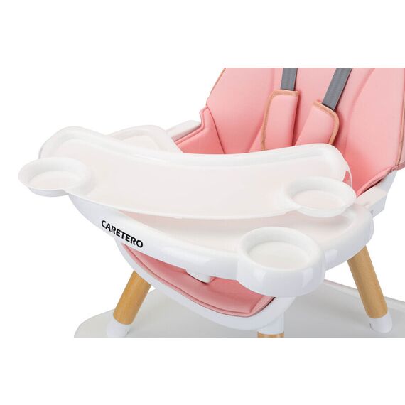 Scaun de masa transformabil Caretero TUVA Pink, Culoare: Roz - poza 10 - ExclusivMAG.ro