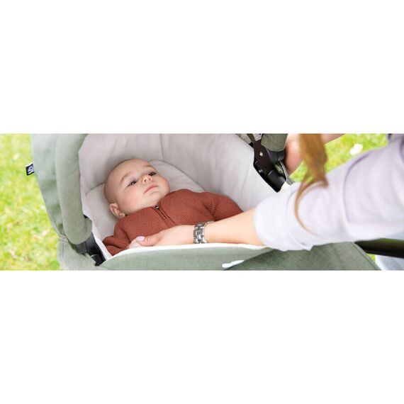 Landou Joie Ramble XL Pebble (pentru carucioarele Versatrax, Litetrax 4, Mytrax), Culoare: Gri - poza 9 - ExclusivMAG.ro