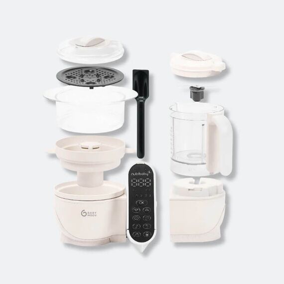 Robot multifunctional 5 in 1 Babymoov Nutribaby (+) Mineral Beige, Culoare: Bej - poza 5 - ExclusivMAG.ro