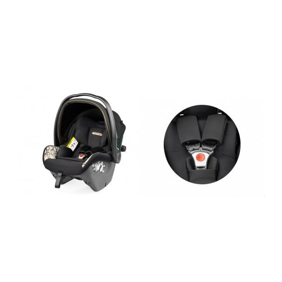 Scaun Auto, Peg Perego, i-size Primoviaggio SLK, 0-13 kg, 500, Graphic Gold, Culoare: Negru/Auriu, Grupa: 0-13kg (0 luni - 12 luni) - poza 7 - ExclusivMAG.ro