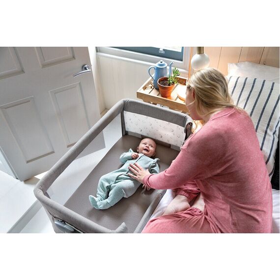 Patut Pliant 2 in 1 Joie Roomie Glide Shale, Culoare: Negru - poza 8 - ExclusivMAG.ro