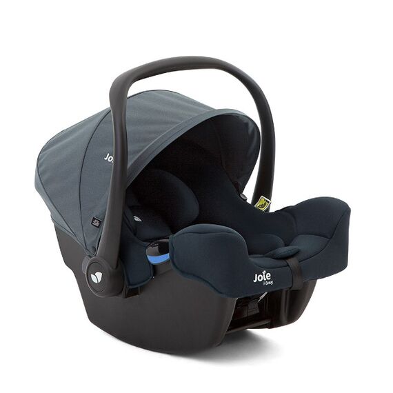 Scoica auto Joie i-Snug 2 cu tetiera reglabila, 40-75 cm, Lagoon, testata ADAC si certificata R129, Culoare: Albastru, Grupa: 0-13kg (0 luni - 12 luni)  - ExclusivMAG.ro