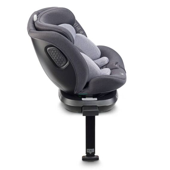 Scaun auto rotativ cu isofix, BabyGo MOVE360 Grey, 40-150 cm, certificat R129, Culoare: Gri, Grupa: 0-36kg (0 luni - 12 ani) - poza 7 - ExclusivMAG.ro