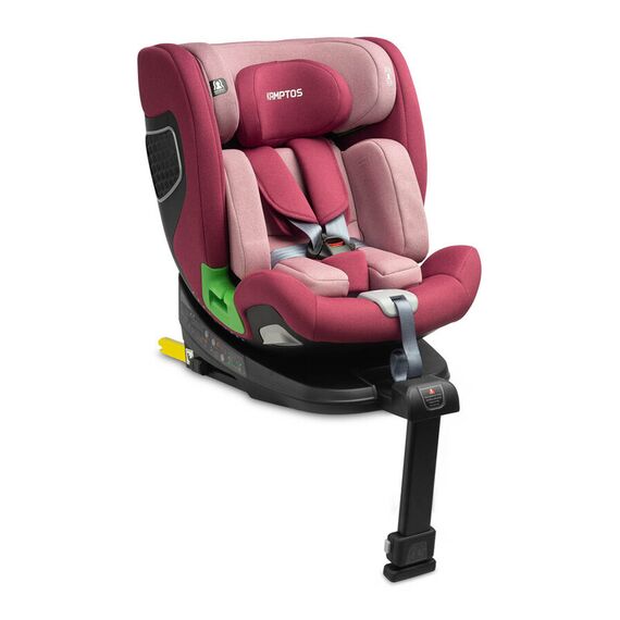 Scaun auto rotativ Caretero KAMPTOS I-Size 40-150 cm Roz, Culoare: Roz, Grupa: 0-36kg (0 luni - 12 ani) - poza 5 - ExclusivMAG.ro