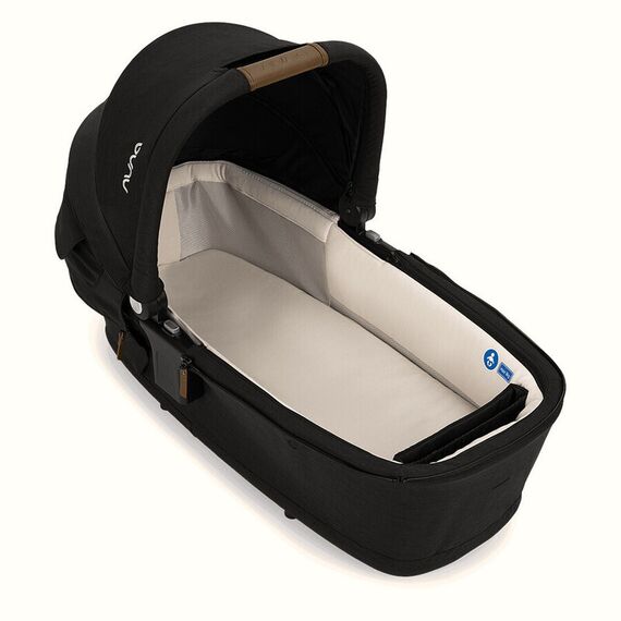 Carucior compact Nuna TRIV next Caviar + Landou LYTL Caviar, Culoare: Negru, Model: 2 in 1 - poza 7 - ExclusivMAG.ro