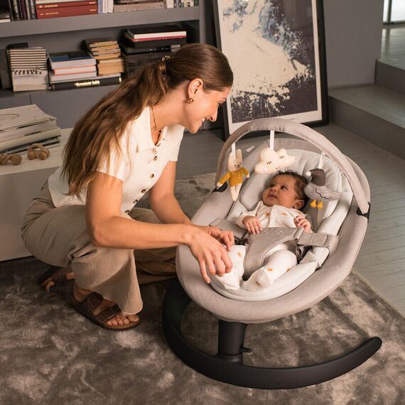 Sezlong Nuna LEAF Grow Driftwood, Culoare: Gri deschis - poza 6 - ExclusivMAG.ro