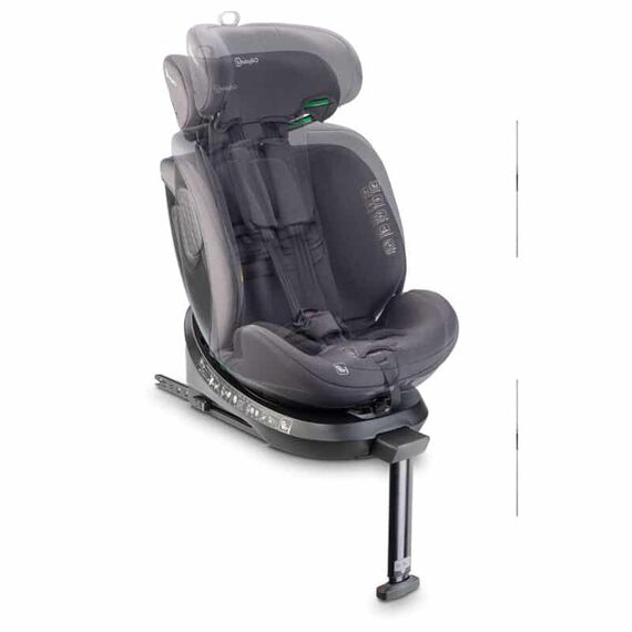 Scaun auto rotativ cu isofix, BabyGo MOVE360 Green, 40-150 cm, certificat R129, Culoare: Verde, Grupa: 0-36kg (0 luni - 12 ani) - poza 6 - ExclusivMAG.ro