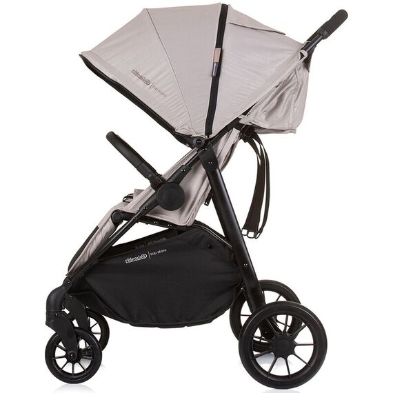 Carucior gemeni Chipolino Top Stars macadamia, Culoare: Crem, Model: gemeni - poza 5 - ExclusivMAG.ro