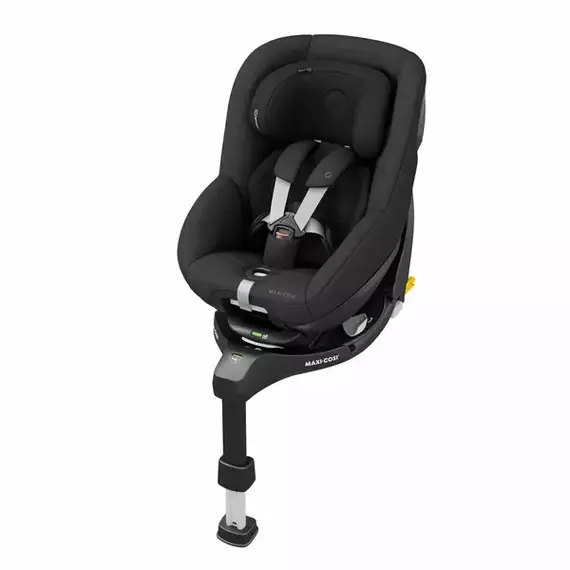 Scaun Auto I-Size Maxi-Cosi PEARL 360 PRO + Baza Auto FAMILYFIX 360 PRO AUTHENTIC BLACK, Culoare: Negru, Grupa: 61-105cm (4luni - 4ani)  - ExclusivMAG.ro