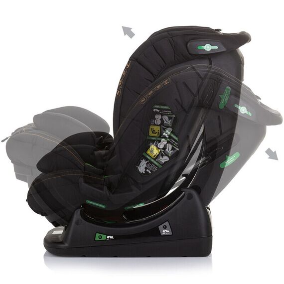 Scaun auto Chipolino Aviato I-Size 40-150 cm obsidian, Culoare: Negru, Grupa: 0-36kg (0 luni - 12 ani) - poza 6 - ExclusivMAG.ro