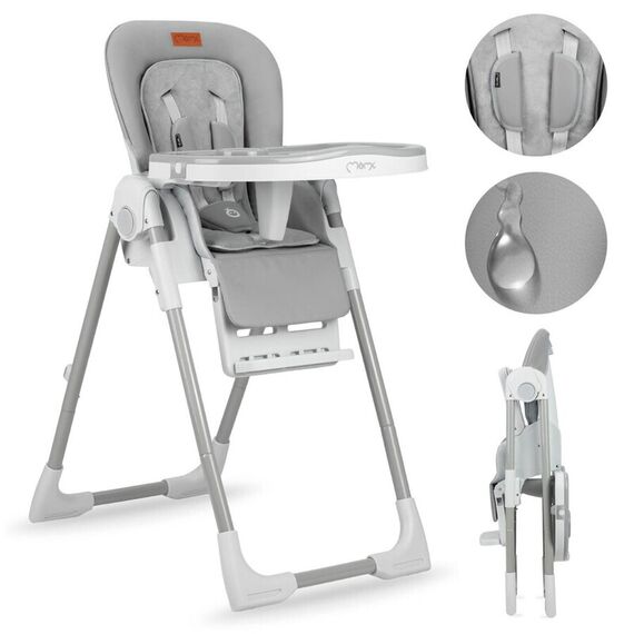 Scaun de masa Gwaju, Momi, Light Grey, Culoare: Gri deschis - poza 2 - ExclusivMAG.ro