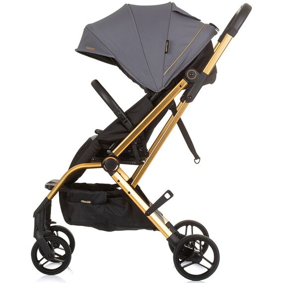 Carucior Chipolino Twister granite cu sezut rotativ, Culoare: Gri, Model: sport - poza 3 - ExclusivMAG.ro