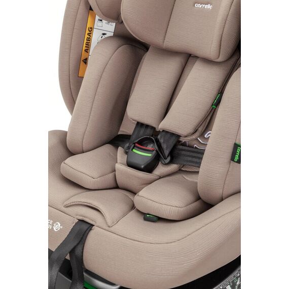 Scaun auto rotativ 360° SPS Carrello OCTOPUS i-SIZE 40-150 cm ISOFIX Seashell Grey, Culoare: Gri, Grupa: 0-36kg (0 luni - 12 ani) - poza 3 - ExclusivMAG.ro
