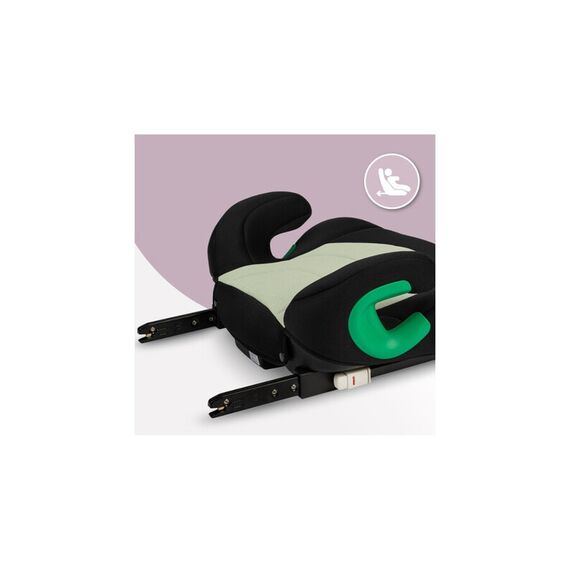 Inaltator auto cu isofix, i-size 135-150 cm , Momi Venko - Green, Culoare: Verde, Grupa: 22-36kg (6 ani - 12 ani) - poza 3 - ExclusivMAG.ro
