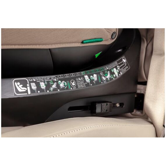 Scaun auto rotativ 360° SPS Carrello OCTOPUS i-SIZE 40-150 cm ISOFIX Sandstone Beige, Culoare: Crem, Grupa: 0-36kg (0 luni - 12 ani) - poza 2 - ExclusivMAG.ro