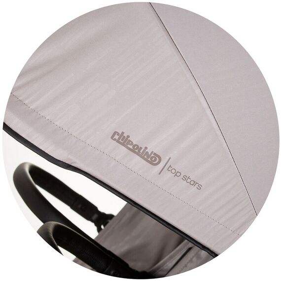 Carucior gemeni Chipolino Top Stars macadamia, Culoare: Crem, Model: gemeni - poza 11 - ExclusivMAG.ro