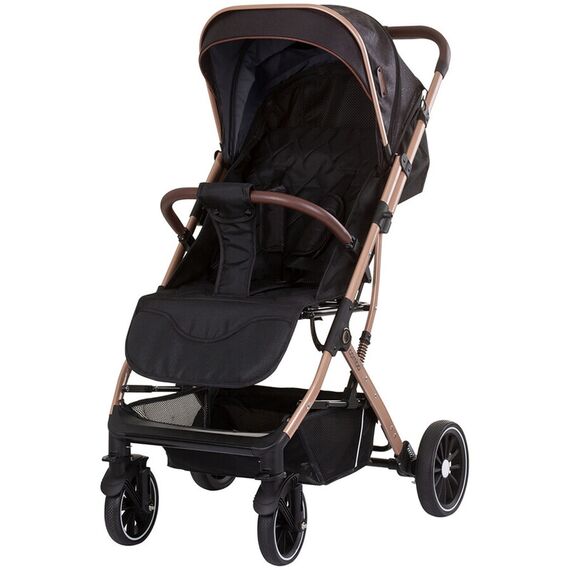 Carucior sport Chipolino Combo obsidian gold, Culoare: Negru/Auriu, Model: sport - poza 2 - ExclusivMAG.ro