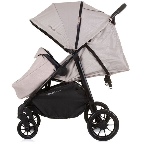 Carucior gemeni Chipolino Top Stars macadamia, Culoare: Crem, Model: gemeni - poza 7 - ExclusivMAG.ro