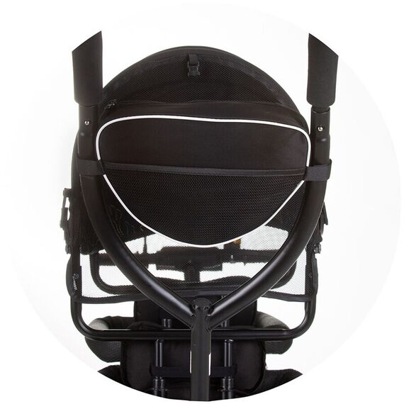 Tricicleta gemeni Chipolino 2Play obsidian leaves, Culoare: Negru - poza 8 - ExclusivMAG.ro