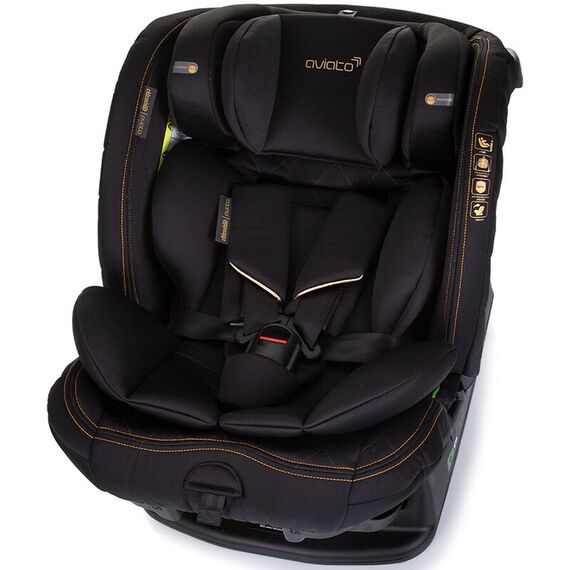 Scaun auto Chipolino Aviato I-Size 40-150 cm obsidian, Culoare: Negru, Grupa: 0-36kg (0 luni - 12 ani) - poza 7 - ExclusivMAG.ro