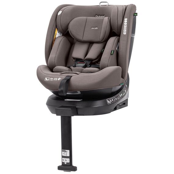 Scaun auto rotativ 360° SPS Carrello OCTOPUS i-SIZE 40-150 cm ISOFIX Sandstone Beige, Culoare: Crem, Grupa: 0-36kg (0 luni - 12 ani)  - ExclusivMAG.ro