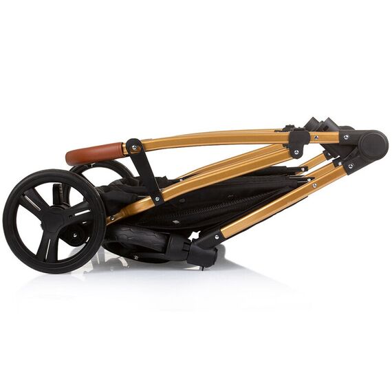 Carucior gemeni Chipolino Duo Smart 2 in 1 obsidian gold, Culoare: Negru/Auriu, Model: gemeni - poza 10 - ExclusivMAG.ro
