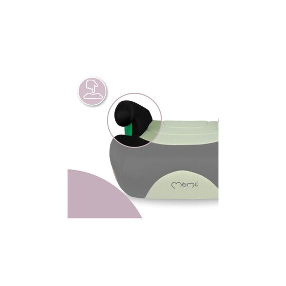 Inaltator auto cu isofix, i-size 135-150 cm , Momi Venko - Green, Culoare: Verde, Grupa: 22-36kg (6 ani - 12 ani) - poza 4 - ExclusivMAG.ro
