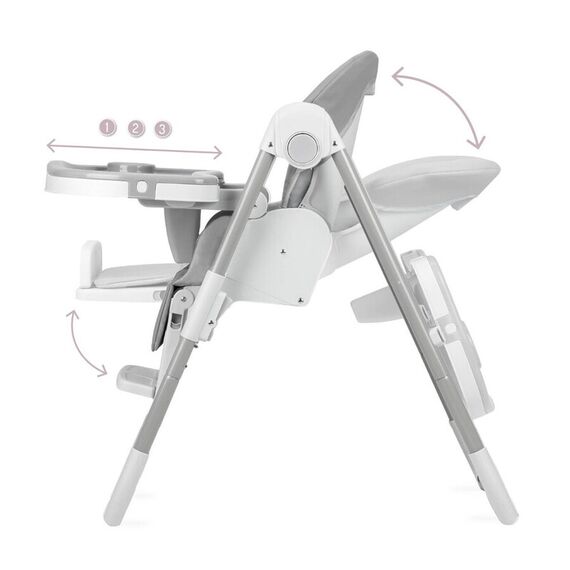 Scaun de masa Gwaju, Momi, Light Grey, Culoare: Gri deschis - poza 4 - ExclusivMAG.ro