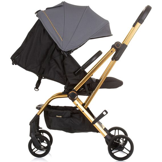 Carucior Chipolino Twister granite cu sezut rotativ, Culoare: Gri, Model: sport - poza 6 - ExclusivMAG.ro