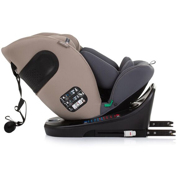 Scaun auto Chipolino Motion I-Size 40-150 cm macadamia cu sistem Isofix, Culoare: Crem, Grupa: 0-36kg (0 luni - 12 ani) - poza 10 - ExclusivMAG.ro