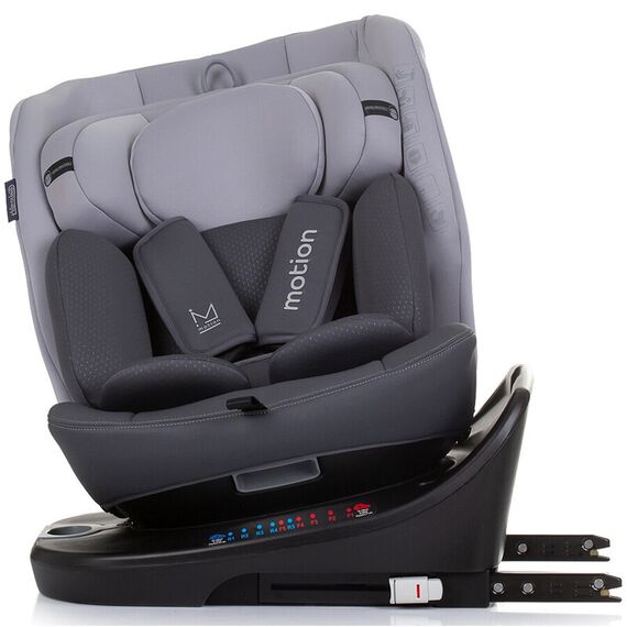 Scaun auto Chipolino Motion I-Size 40-150 cm granite cu sistem Isofix, Culoare: Gri, Grupa: 0-36kg (0 luni - 12 ani) - poza 7 - ExclusivMAG.ro