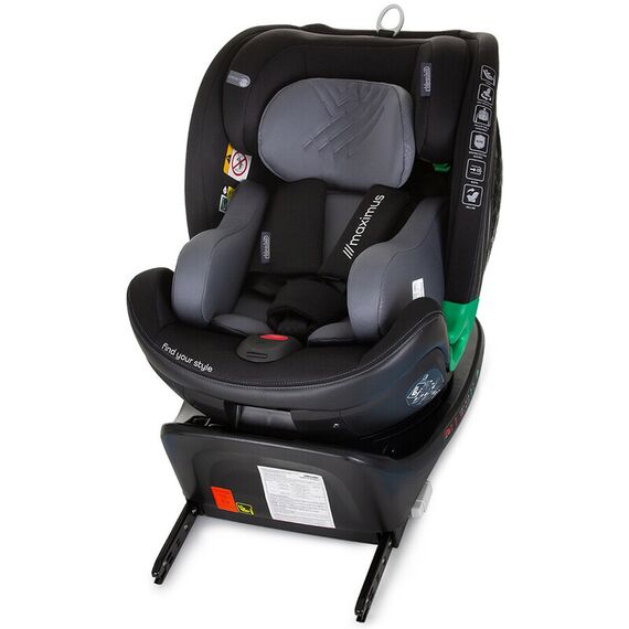Scaun auto Chipolino Maximus I-Size 40-150 cm obsidian cu sistem Isofix, Culoare: Negru, Grupa: 0-36kg (0 luni - 12 ani) - poza 11 - ExclusivMAG.ro
