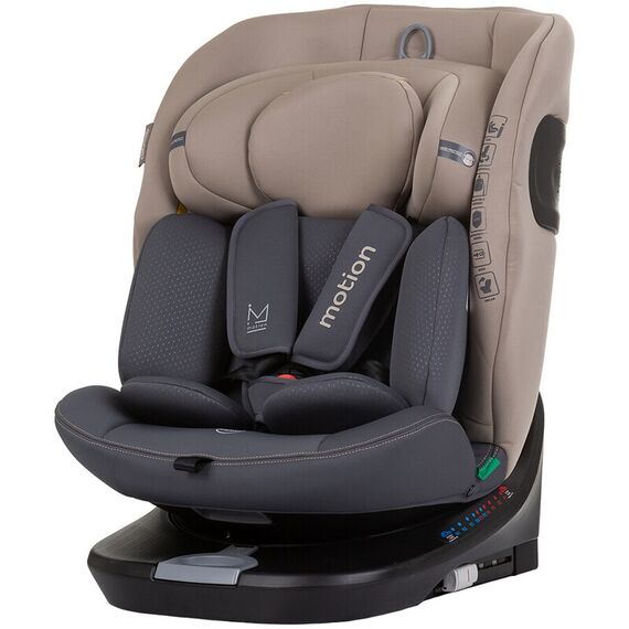 Scaun auto Chipolino Motion I-Size 40-150 cm macadamia cu sistem Isofix, Culoare: Crem, Grupa: 0-36kg (0 luni - 12 ani)  - ExclusivMAG.ro