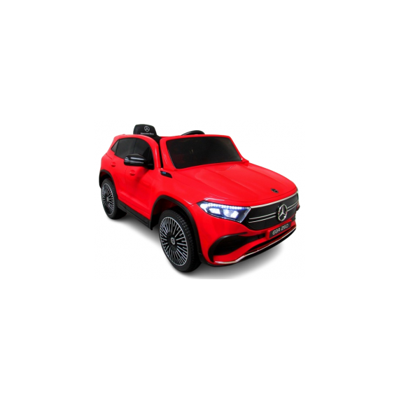 Masinuta electrica cu telecomanda, roti din spuma EVA, scaun din piele ecologica, varsta 1-5 ani, MERCEDES EQA250 - Rosu, Culoare: Rosu, Capacitate acumulator: 12V - poza 2 - ExclusivMAG.ro