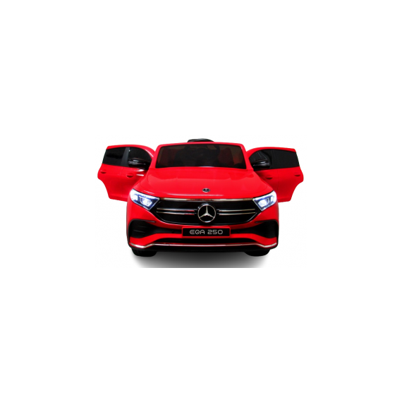Masinuta electrica cu telecomanda, roti din spuma EVA, scaun din piele ecologica, varsta 1-5 ani, MERCEDES EQA250 - Rosu, Culoare: Rosu, Capacitate acumulator: 12V - poza 4 - ExclusivMAG.ro