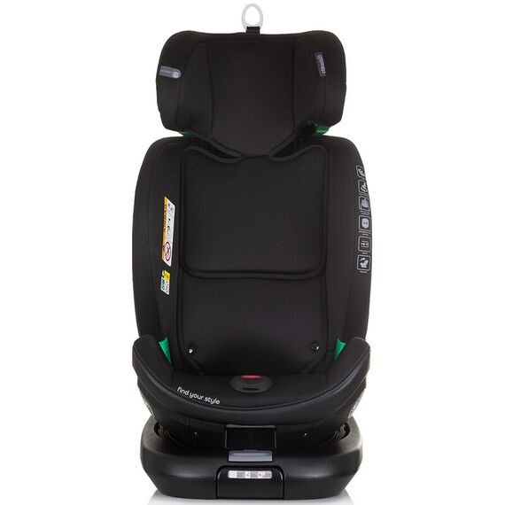 Scaun auto Chipolino Maximus I-Size 40-150 cm obsidian cu sistem Isofix, Culoare: Negru, Grupa: 0-36kg (0 luni - 12 ani) - poza 10 - ExclusivMAG.ro