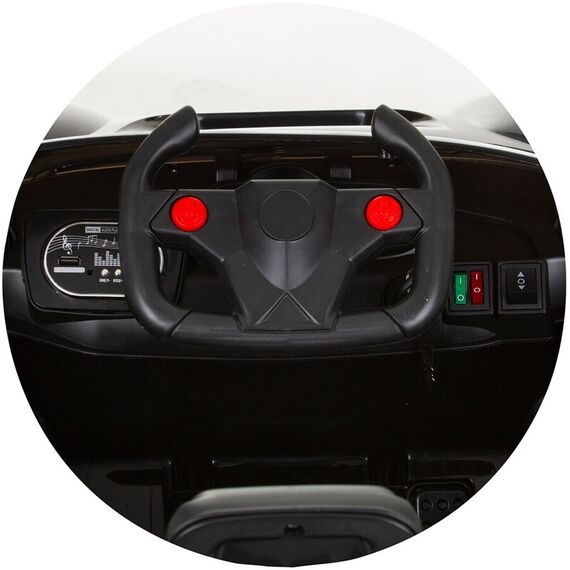 Masinuta electrica Chipolino Police black, Culoare: Negru, Capacitate acumulator: 6V - poza 11 - ExclusivMAG.ro