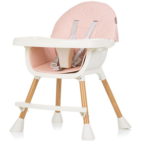 Scaun de masa Chipolino Rio 2 in 1 rose water, Culoare: Roz - poza 4 - ExclusivMAG.ro