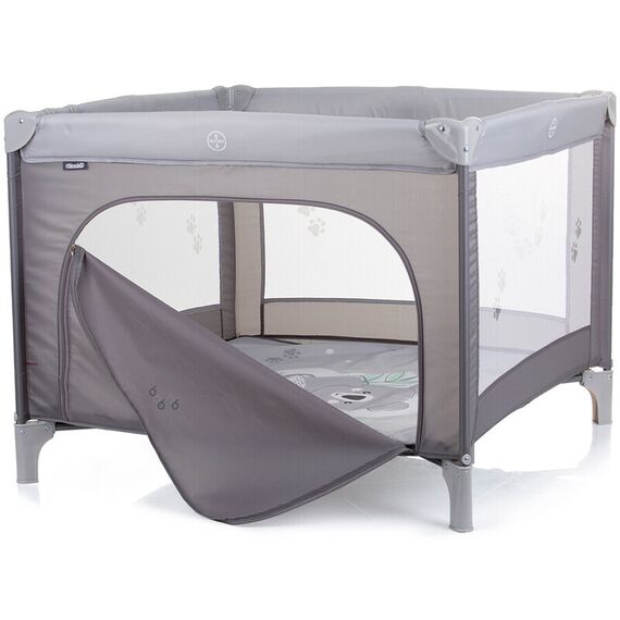 Tarc de joaca pliabil Chipolino Pop Up Koala grey, Culoare: Gri, Dimensiuni: 100x100 - poza 3 - ExclusivMAG.ro