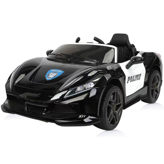 Masinuta electrica Chipolino Police black, Culoare: Negru, Capacitate acumulator: 6V - poza 7 - ExclusivMAG.ro