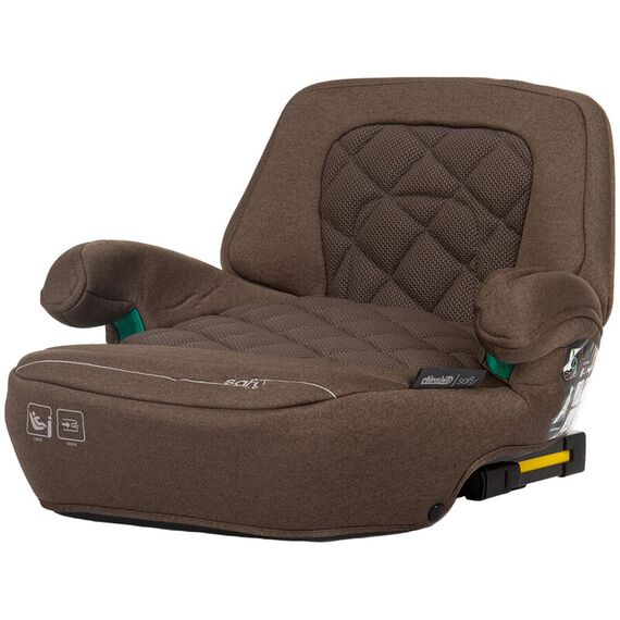 Inaltator auto Chipolino Safy I-Size 125-150 cm macadamia cu sistem Isofix, Culoare: Maro, Grupa: 22-36kg (6 ani - 12 ani)  - ExclusivMAG.ro