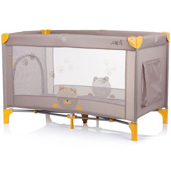 Patut pliabil Chipolino Capri Tiger beige, Culoare: Crem, Dimensiuni: 120x60 - poza 3 - ExclusivMAG.ro
