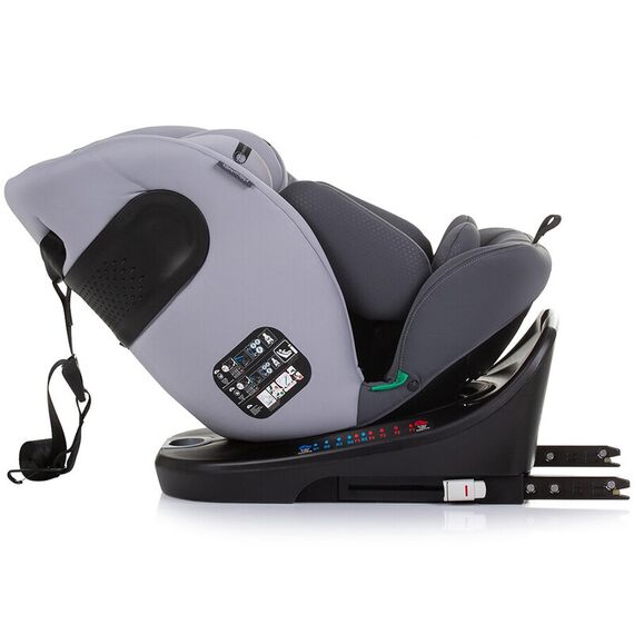 Scaun auto Chipolino Motion I-Size 40-150 cm granite cu sistem Isofix, Culoare: Gri, Grupa: 0-36kg (0 luni - 12 ani) - poza 10 - ExclusivMAG.ro