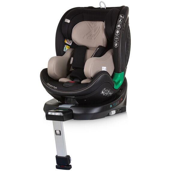 Scaun auto Chipolino Maximus I-Size 40-150 cm macadamia cu sistem Isofix, Culoare: Crem, Grupa: 0-36kg (0 luni - 12 ani) - poza 3 - ExclusivMAG.ro