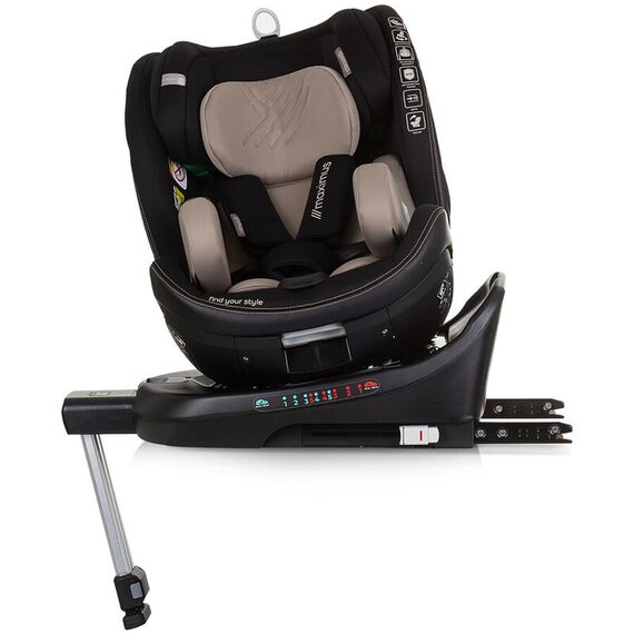 Scaun auto Chipolino Maximus I-Size 40-150 cm macadamia cu sistem Isofix, Culoare: Crem, Grupa: 0-36kg (0 luni - 12 ani) - poza 7 - ExclusivMAG.ro