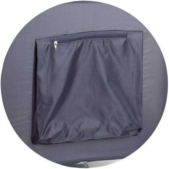 Patut pliabil cu saltea de infasat Chipolino Luna granite, Culoare: Gri/Negru, Dimensiuni: 120x60 - poza 8 - ExclusivMAG.ro