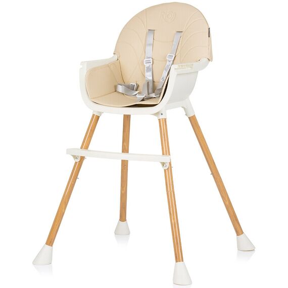 Scaun de masa Chipolino Rio 2 in 1 sand, Culoare: Crem - poza 3 - ExclusivMAG.ro