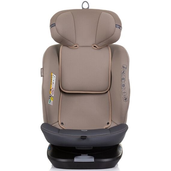 Scaun auto Chipolino Motion I-Size 40-150 cm macadamia cu sistem Isofix, Culoare: Crem, Grupa: 0-36kg (0 luni - 12 ani) - poza 4 - ExclusivMAG.ro